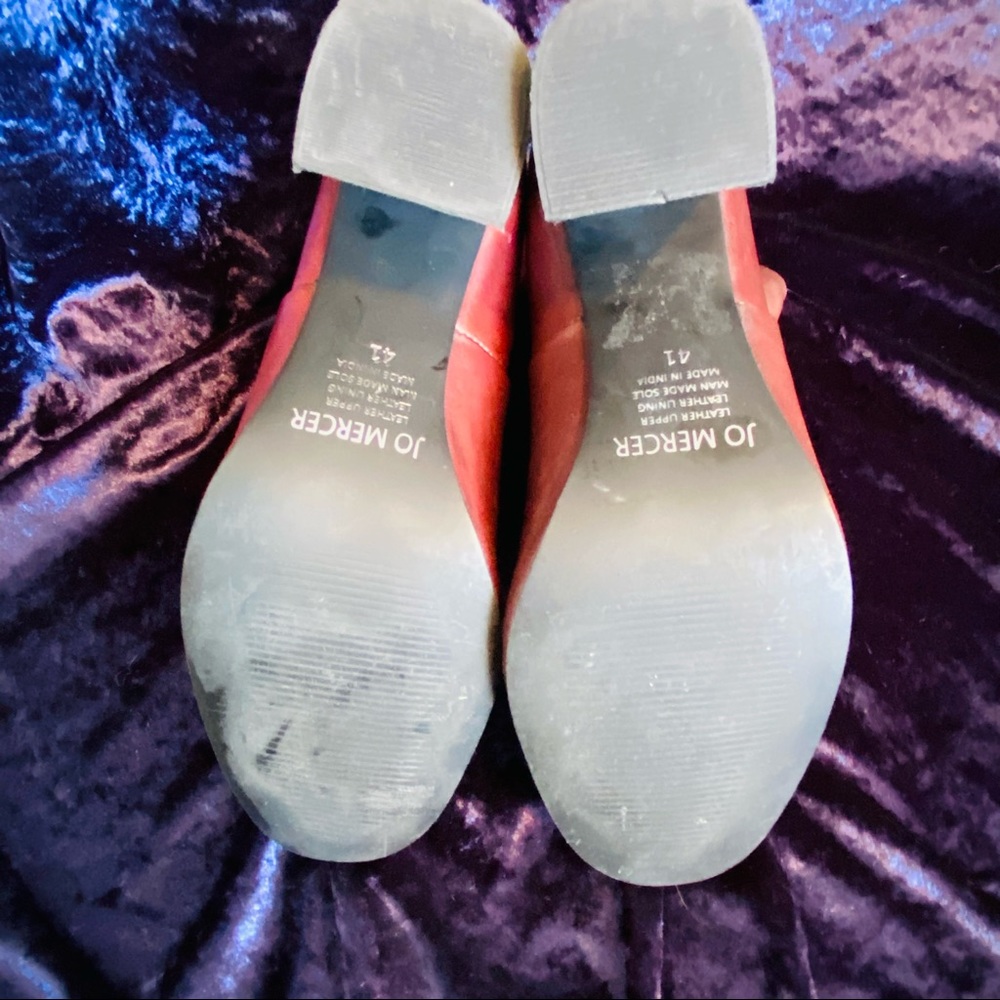 JO MERCER Brown Leather Boots Size 41 (Size 10 Aus) - Picture 12 of 15